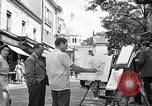 Image of painter Paris France, 1956, second 6 stock footage video 65675050420