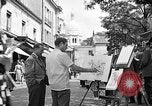 Image of painter Paris France, 1956, second 7 stock footage video 65675050420