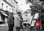 Image of painter Paris France, 1956, second 19 stock footage video 65675050420
