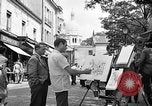 Image of painter Paris France, 1956, second 26 stock footage video 65675050420
