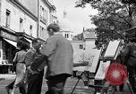 Image of painter Paris France, 1956, second 27 stock footage video 65675050420