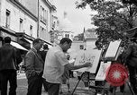 Image of painter Paris France, 1956, second 29 stock footage video 65675050420