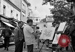 Image of painter Paris France, 1956, second 31 stock footage video 65675050420