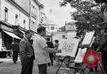 Image of painter Paris France, 1956, second 34 stock footage video 65675050420