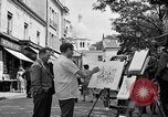 Image of painter Paris France, 1956, second 35 stock footage video 65675050420