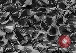 Image of warehouse filled with concentration camp prisoner belongings Poland, 1945, second 62 stock footage video 65675050451