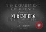 Image of Nuremberg Trials Nuremberg Germany, 1945, second 1 stock footage video 65675050454