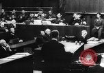 Image of Nazi criminals Nuremberg Germany, 1946, second 47 stock footage video 65675050465