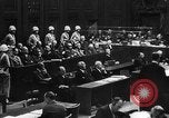 Image of Nazi criminals Nuremberg Germany, 1946, second 60 stock footage video 65675050465