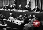 Standbild NS-Kriegsverbrecher Nürnberg Deutschland, 1946, aus Sekunde 44 historischem Filmmaterial Videoclip 65675050467