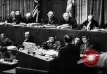 Standbild NS-Kriegsverbrecher Nürnberg Deutschland, 1946, aus Sekunde 45 historischem Filmmaterial Videoclip 65675050467