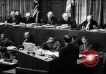 Standbild NS-Kriegsverbrecher Nürnberg Deutschland, 1946, aus Sekunde 46 historischem Filmmaterial Videoclip 65675050467