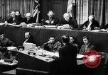 Standbild NS-Kriegsverbrecher Nürnberg Deutschland, 1946, aus Sekunde 47 historischem Filmmaterial Videoclip 65675050467
