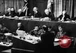 Standbild NS-Kriegsverbrecher Nürnberg Deutschland, 1946, aus Sekunde 49 historischem Filmmaterial Videoclip 65675050467
