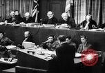 Standbild NS-Kriegsverbrecher Nürnberg Deutschland, 1946, aus Sekunde 50 historischem Filmmaterial Videoclip 65675050467