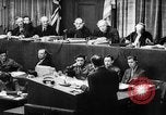 Standbild NS-Kriegsverbrecher Nürnberg Deutschland, 1946, aus Sekunde 52 historischem Filmmaterial Videoclip 65675050467