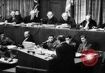 Standbild NS-Kriegsverbrecher Nürnberg Deutschland, 1946, aus Sekunde 53 historischem Filmmaterial Videoclip 65675050467