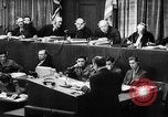 Standbild NS-Kriegsverbrecher Nürnberg Deutschland, 1946, aus Sekunde 54 historischem Filmmaterial Videoclip 65675050467