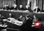Standbild NS-Kriegsverbrecher Nürnberg Deutschland, 1946, aus Sekunde 55 historischem Filmmaterial Videoclip 65675050467
