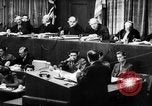 Standbild NS-Kriegsverbrecher Nürnberg Deutschland, 1946, aus Sekunde 57 historischem Filmmaterial Videoclip 65675050467