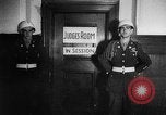 Standbild Urteil der Nürnberger Prozesse Nürnberg Deutschland, 1945, aus Sekunde 1 historischem Filmmaterial Videoclip 65675050468