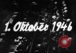 Standbild Urteil der Nürnberger Prozesse Nürnberg Deutschland, 1945, aus Sekunde 28 historischem Filmmaterial Videoclip 65675050468