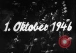 Standbild Urteil der Nürnberger Prozesse Nürnberg Deutschland, 1945, aus Sekunde 29 historischem Filmmaterial Videoclip 65675050468