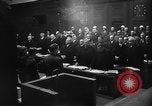 Standbild Urteil der Nürnberger Prozesse Nürnberg Deutschland, 1945, aus Sekunde 47 historischem Filmmaterial Videoclip 65675050468