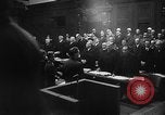 Standbild Urteil der Nürnberger Prozesse Nürnberg Deutschland, 1945, aus Sekunde 50 historischem Filmmaterial Videoclip 65675050468