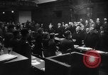 Standbild Urteil der Nürnberger Prozesse Nürnberg Deutschland, 1945, aus Sekunde 53 historischem Filmmaterial Videoclip 65675050468