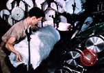 Standbild versponnen Rayon Fabric North Carolina United States USA, 1950, aus Sekunde 41 historischem Filmmaterial Videoclip 65675050471