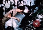 Standbild versponnen Rayon Fabric North Carolina United States USA, 1950, aus Sekunde 44 historischem Filmmaterial Videoclip 65675050471
