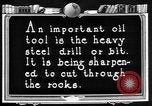 Image of Preparing an oil drilling bit and drilling for oil United States USA, 1925, second 3 stock footage video 65675050482