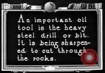 Image of Preparing an oil drilling bit and drilling for oil United States USA, 1925, second 6 stock footage video 65675050482