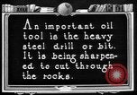 Image of Preparing an oil drilling bit and drilling for oil United States USA, 1925, second 9 stock footage video 65675050482