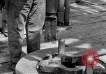 Image of Preparing an oil drilling bit and drilling for oil United States USA, 1925, second 29 stock footage video 65675050482
