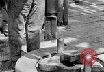Image of Preparing an oil drilling bit and drilling for oil United States USA, 1925, second 31 stock footage video 65675050482