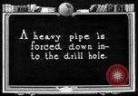 Image of Preparing an oil drilling bit and drilling for oil United States USA, 1925, second 41 stock footage video 65675050482