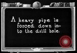 Image of Preparing an oil drilling bit and drilling for oil United States USA, 1925, second 47 stock footage video 65675050482