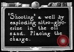 Image of "Shooting" an oil well with nitroglycerin United States USA, 1925, second 4 stock footage video 65675050483