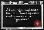 Image of "Shooting" an oil well with nitroglycerin United States USA, 1925, second 21 stock footage video 65675050483