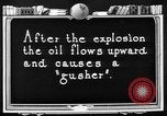 Image of "Shooting" an oil well with nitroglycerin United States USA, 1925, second 24 stock footage video 65675050483