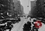 Image of Busy city street with traffic circa 1925 United States USA, 1925, second 13 stock footage video 65675050488