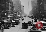 Image of Busy city street with traffic circa 1925 United States USA, 1925, second 16 stock footage video 65675050488