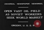 Image of oil drilling site Gronzy Soviet Union, 1931, second 9 stock footage video 65675050490