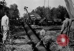 Standbild Big Inch US Öl Rohrleitungsbau Texas United States USA, 1943, aus Sekunde 60 historischem Filmmaterial Videoclip 65675050493