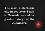 Standbild Gerichts Lions Granada Spanien, 1926, aus Sekunde 1 historischem Filmmaterial Videoclip 65675050508