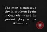 Standbild Gerichts Lions Granada Spanien, 1926, aus Sekunde 3 historischem Filmmaterial Videoclip 65675050508
