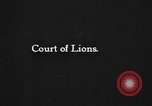 Standbild Gerichts Lions Granada Spanien, 1926, aus Sekunde 56 historischem Filmmaterial Videoclip 65675050508