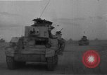 Image of British 8th Army tanks North Africa, 1942, second 29 stock footage video 65675050512